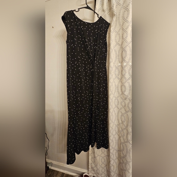 dressbarn Dresses & Skirts - Dressbarn Black and White Polka Dot Dress